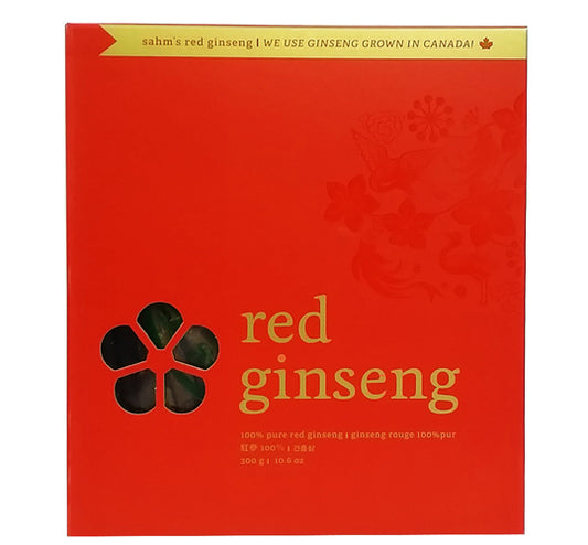 Sahm's Canadian Ginseng - Dried Ginseng Root 300g* - Gift box
