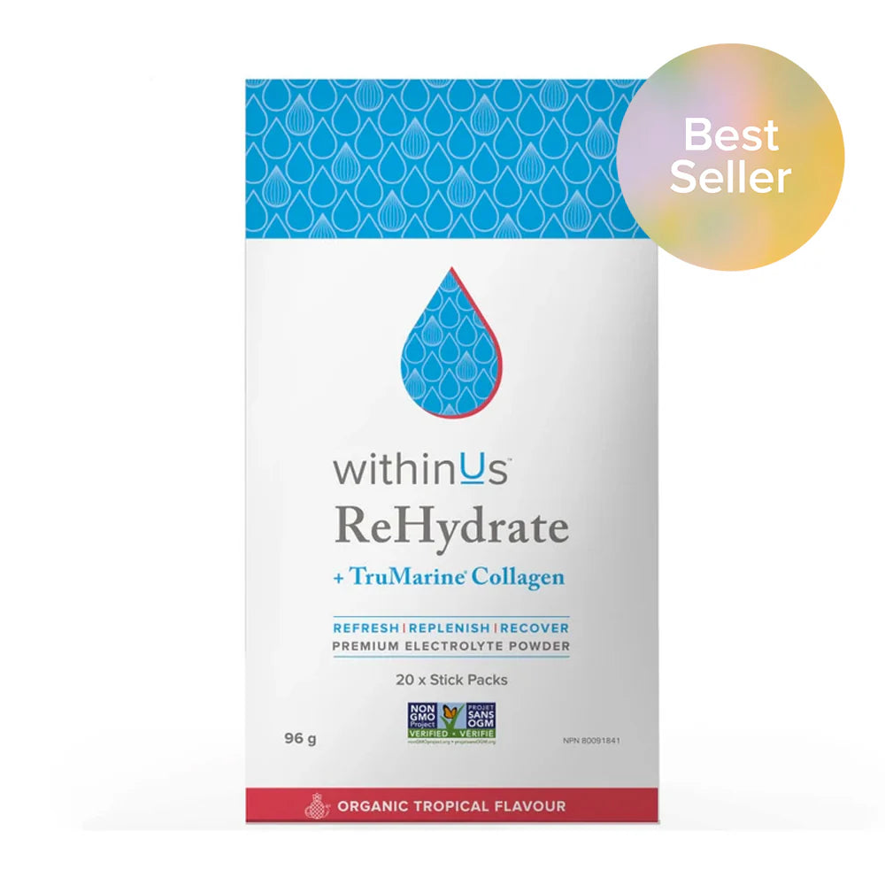 withinUs   ReHydrate Collagen Box- Tropical 20ct