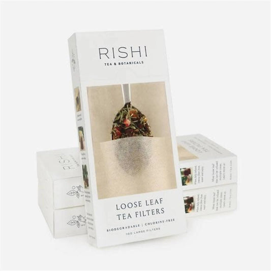 RISHI TEA    Loose Leaf Tea Bags, 100/Box
