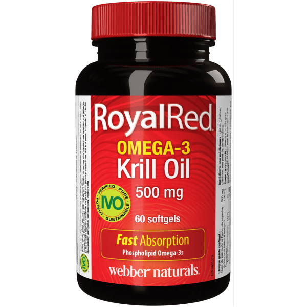 Webber Naturals - RoyalRed® Omega-3 Krill Oil 500 mg - 60 Softgels