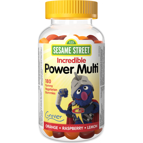 Sesame Street - Multivitamin & Mineral Orange • Raspberry • Lemon - 180 Vegetarian
Gummies