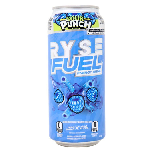 Ryse Fuel Energy Drink (FE) Sour Punch Blue Raspberry 473 mL