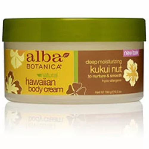ALBA BOTANICA    Hawaiian Spa Treatments    ALBA BOTANICA    Hawaiian Spa Treatments    Kukui Nut Body Crm. 6.5oz