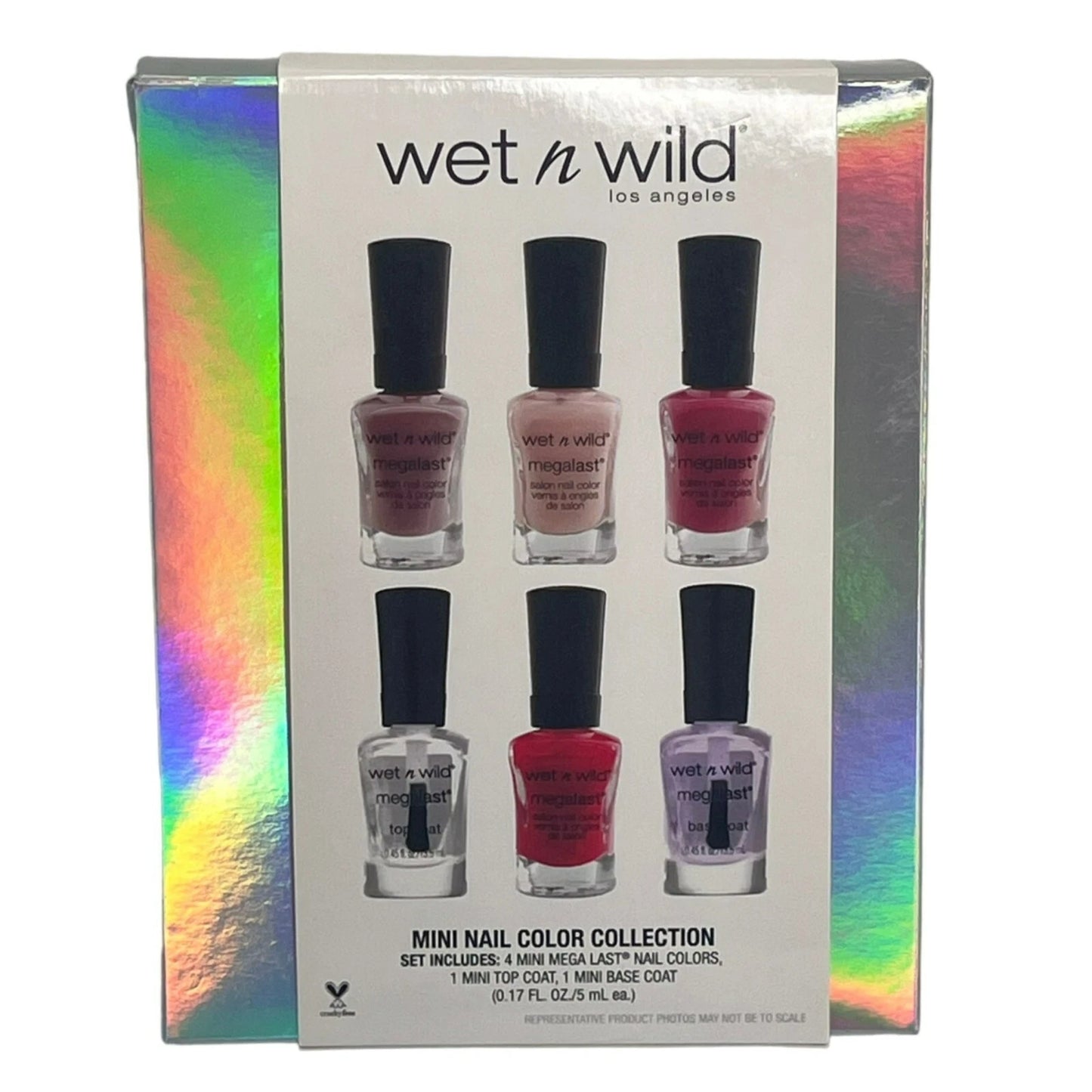 WET N WILD MEGALAST SET NAIL COLOR pack of 6
