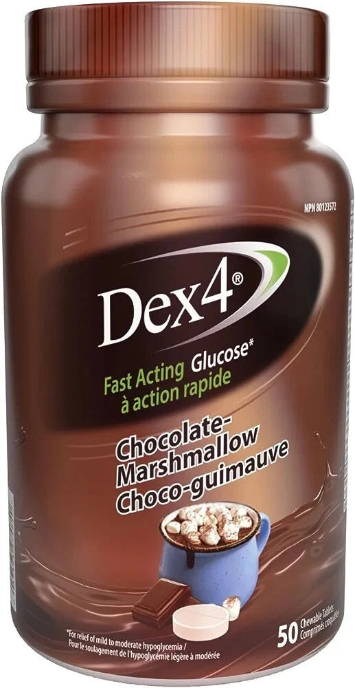 DEX-4 GLUCOSE TB CHOCOLATE & MARSHMALLOW 50 TABLET
