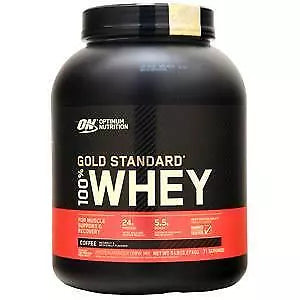 OPTIMUM NUTRITION   GOLD STANDARD 100% WHEY   COFFEE   5lbs