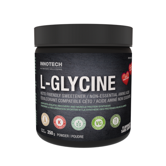 Innotech - L-Glycine Powder 350 g (Keto Friendly Sweetener)