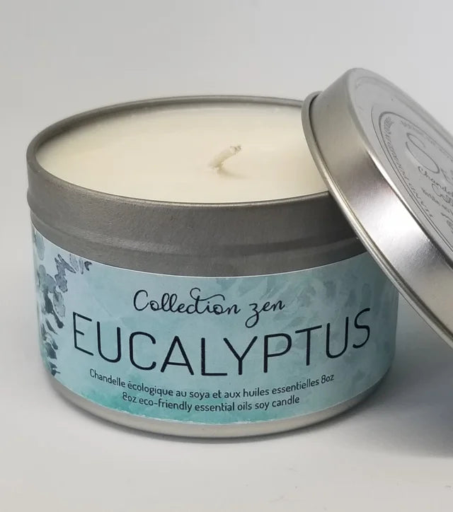 Senzy, soya candles   Eucalyptus, Glass container   9oz