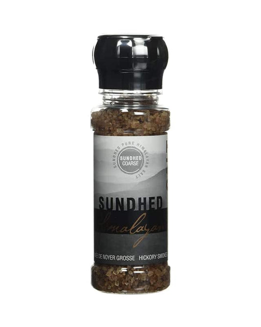 SUNDHED    Himalayan Gourmet Salt Grinders    SUNDHED    Himalayan Gourmet Salt Grinders    Hickory Smoked Salt Grinder 210g