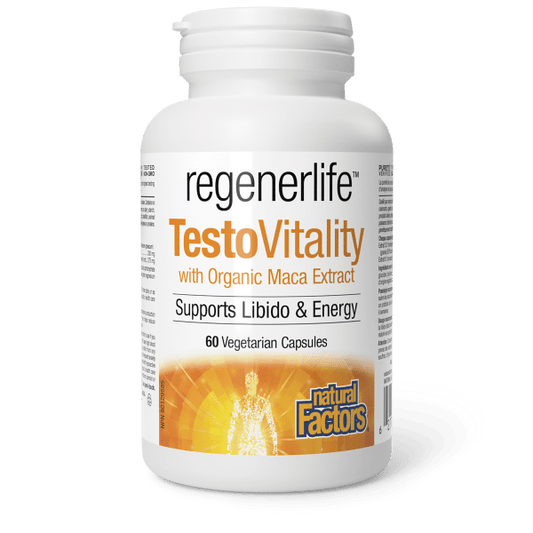 Natural Factors TestoVitality, Regenerlife 60vcaps
