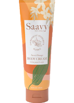 SAAVY NATURALS    Sweet Orange Body Cream 250mL