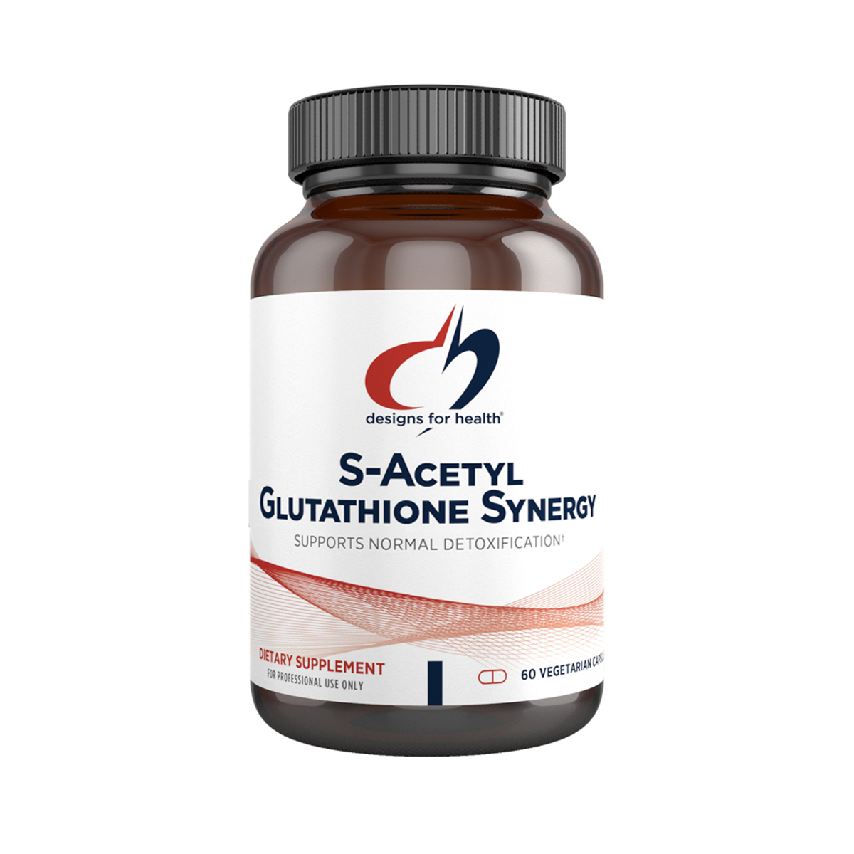 Designs For Health   S-Acetyl Glutathione Synergy   60 Capsules