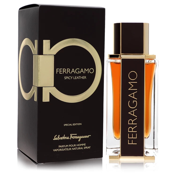 Salvatore Ferragamo    Men    Salvatore Ferragamo Spicy Leather    100 ml Eau De Parfum Spray