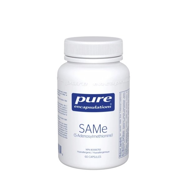 PURE SAMe (S-Adenosylmethionine) 60 caps 
