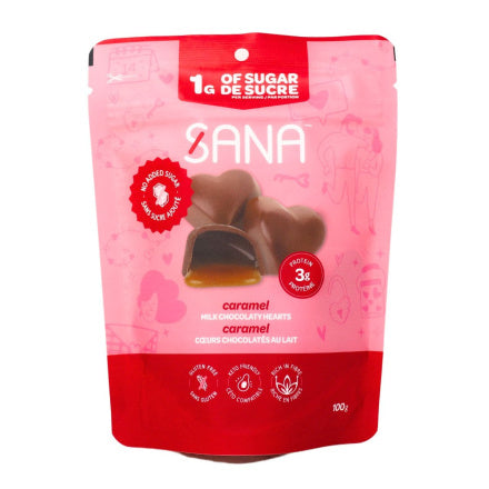 Sana Sweet Life   Sana Hearts (Seasonal) Milk Chocolaty Caramel 100 g