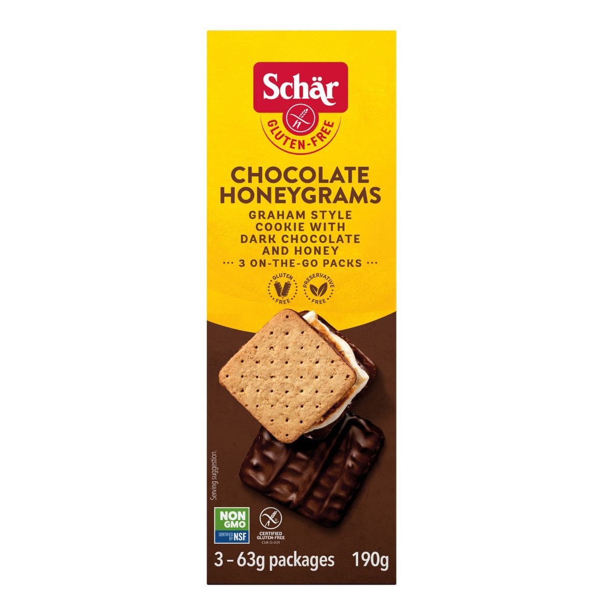 SCHAR    Chocolate Honeygrams 190g