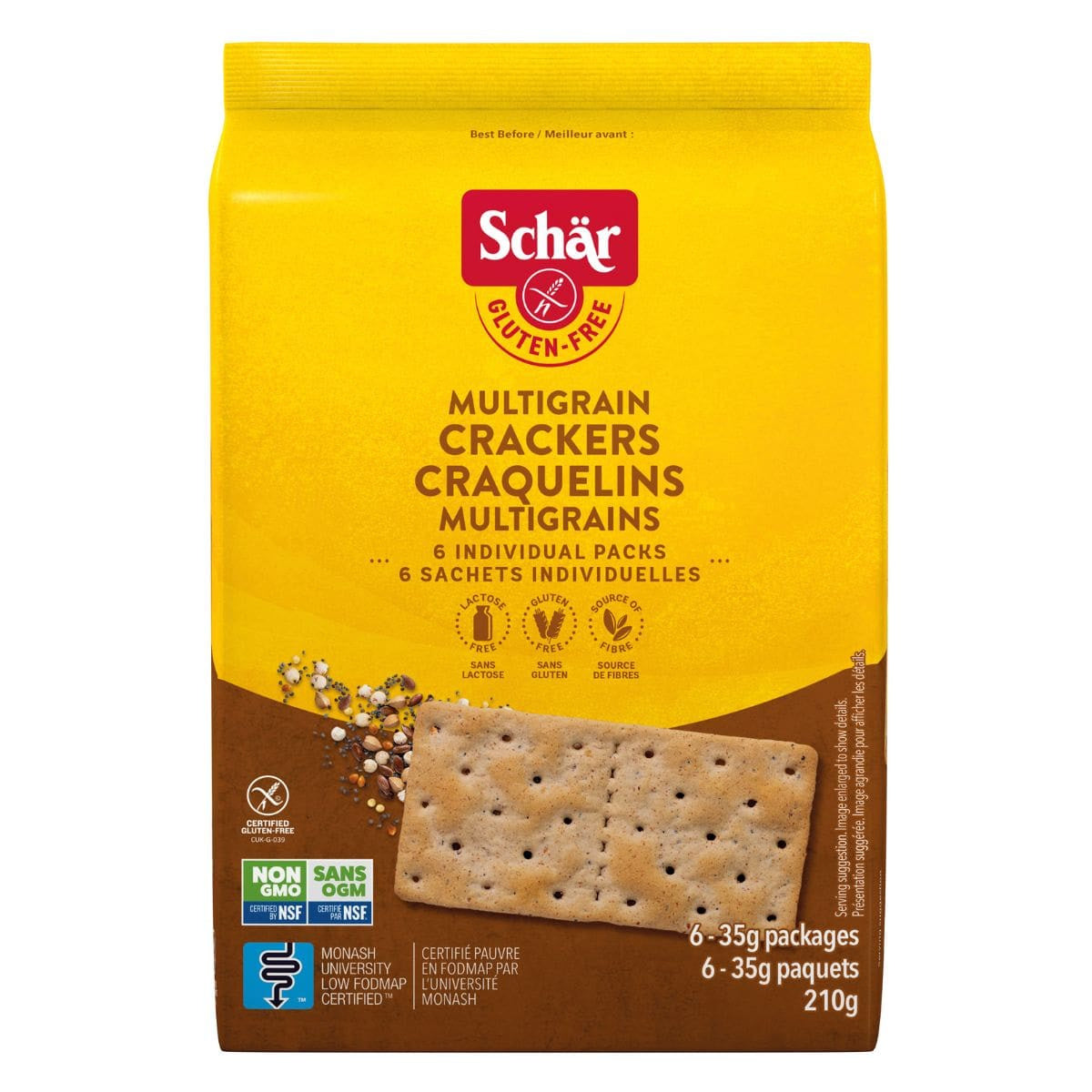 SCHAR    Multigrain Crackers 210g