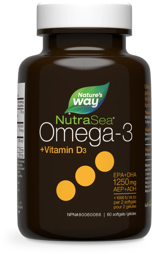 Nature's Way - NutraSea+D Softgels / (Fresh Mint) - 60 count