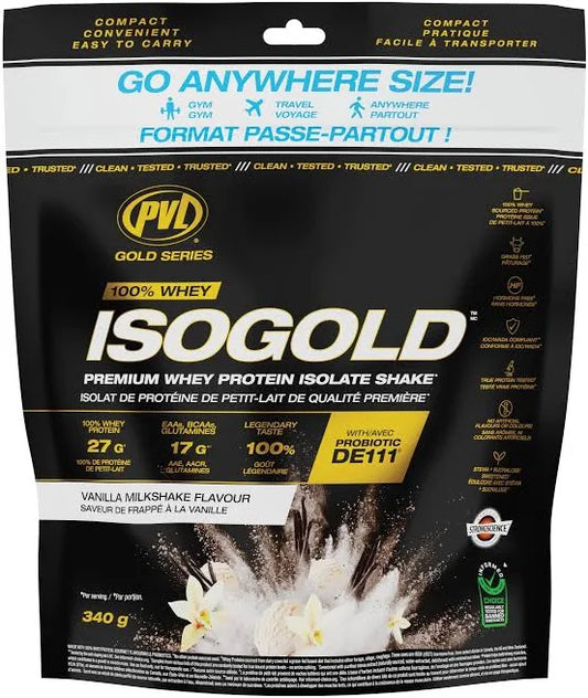PVL Gold Series - ISOGOLD Vanilla Milkshake - 340 g