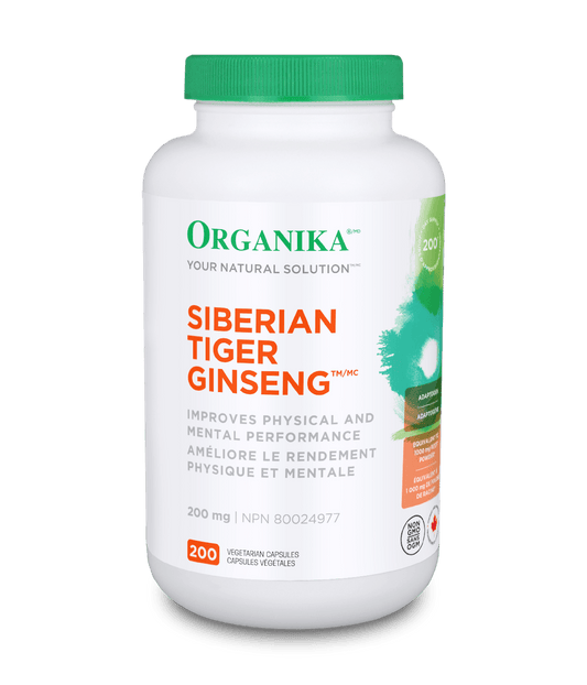 Organika   GINSENG SIBERIAN TIGER 200MG 200CAP