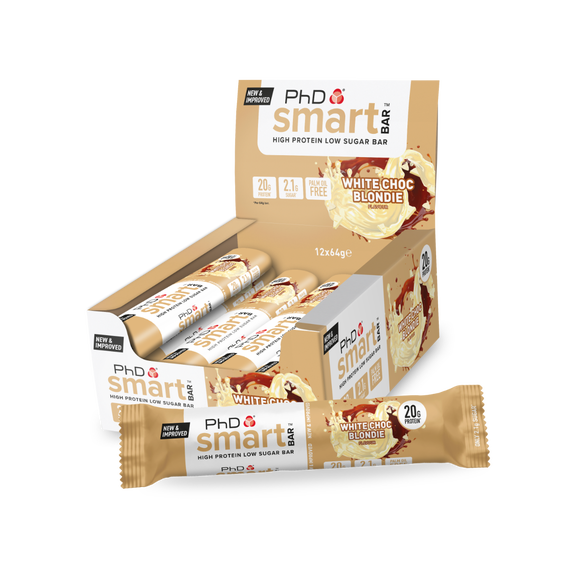 PhD Nutrition   Smart Bar, White Choc Blondie, 12/box