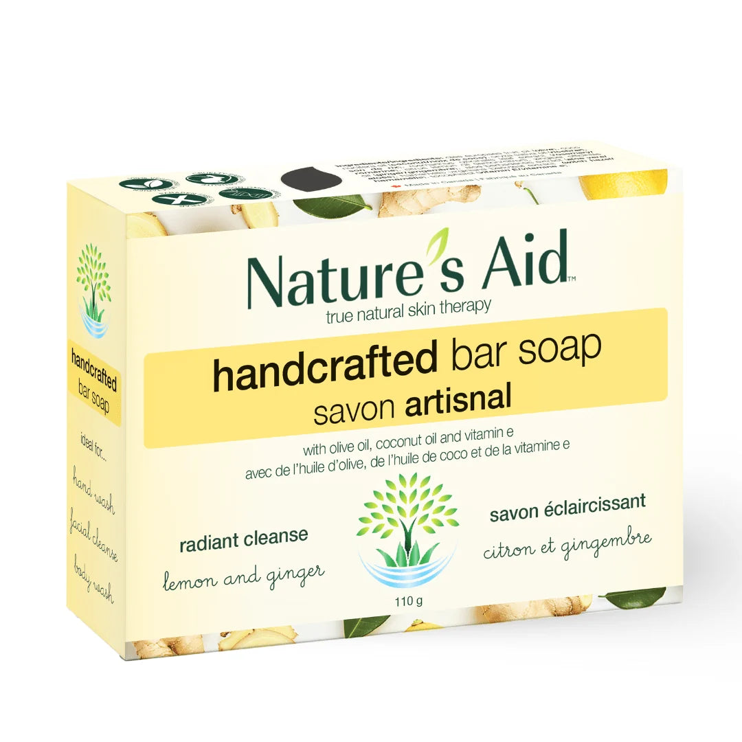 Nature's Aid - Bar Soap - RADIANT LEMON GINGER