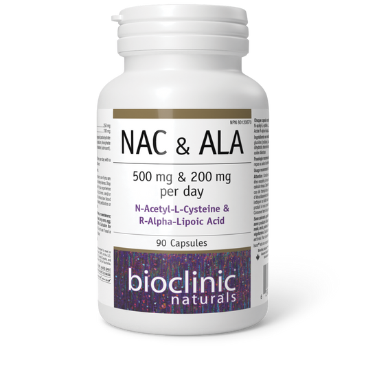 BioClinic   NAC & ALA· 500 mg ·200 mg   90 V-Cap