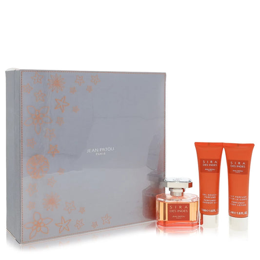 Jean Patou    Women    Sira Des Indes    -- Gift Set - 1.6 oz Eau De Parfum Spray + 1.6 oz Body Lotion + 1.6 oz Shower Gel