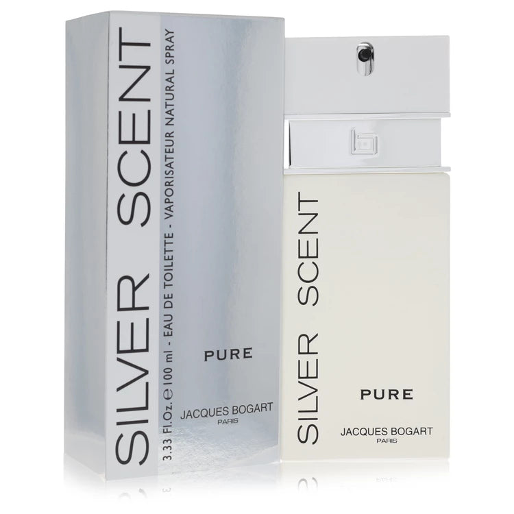 Silver Scent Pure Eau De Toilette Spray By Jacques Bogart 3.4 oz Eau De Toilette Spray