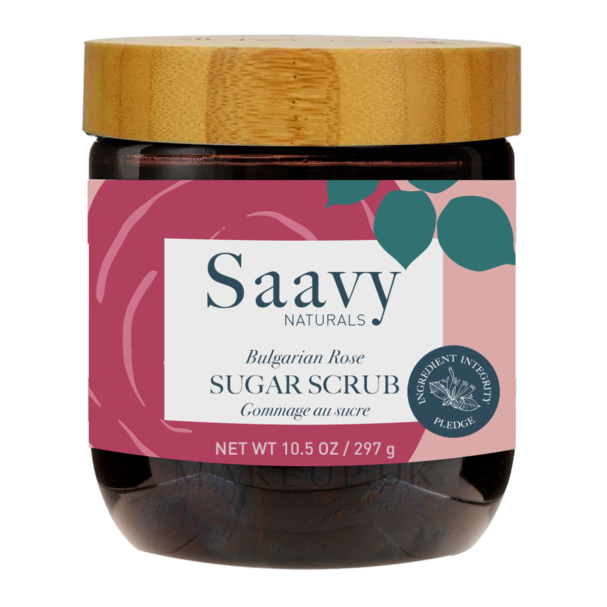 SAAVY NATURALS    Bulgarian Rose Sugar Scrub 340g