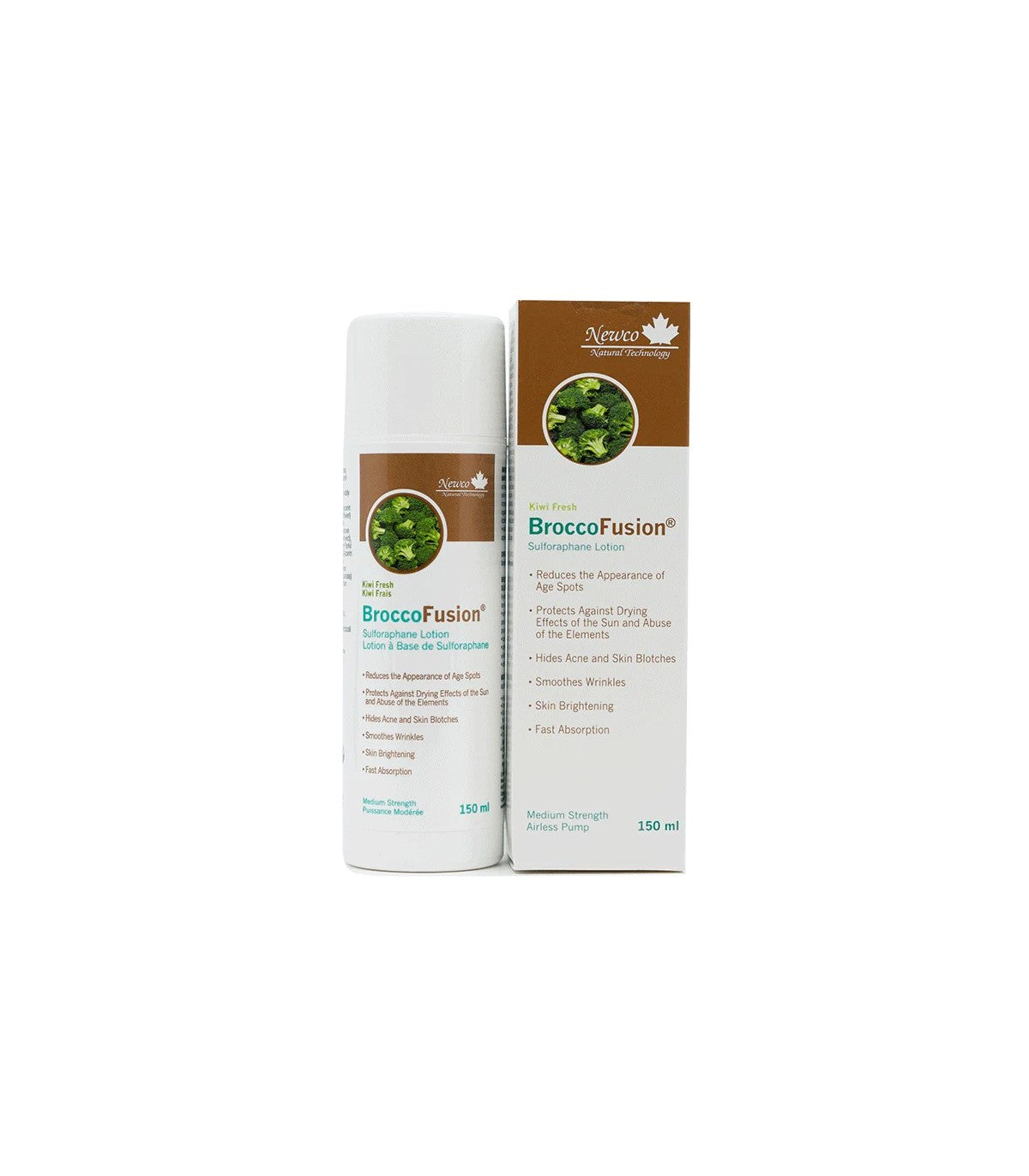 NEWCO    Sulforaphane Lotion - Kiwi Fresh    150ml Pump