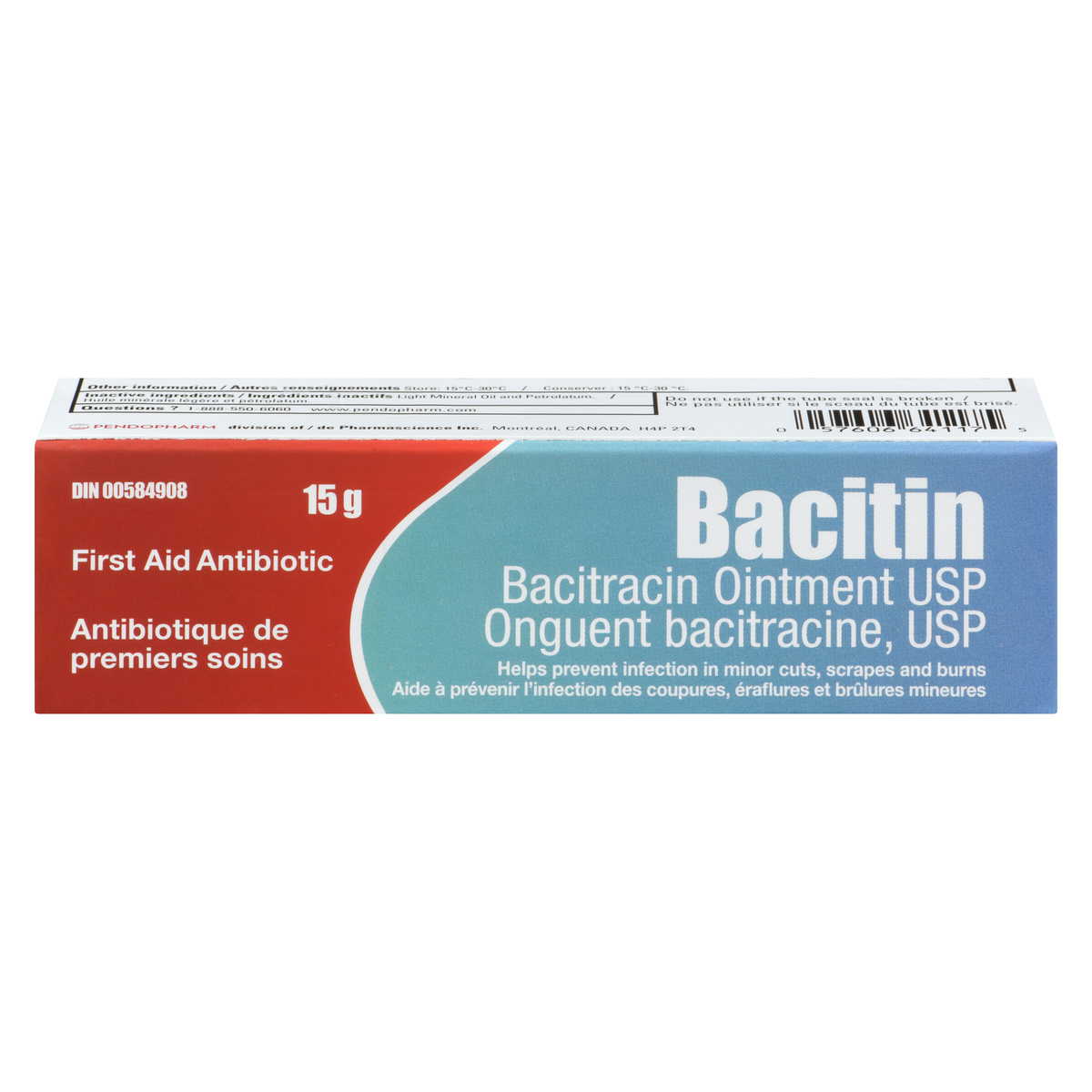 BACITIN OINT 500UI/G 15G OINTMENT