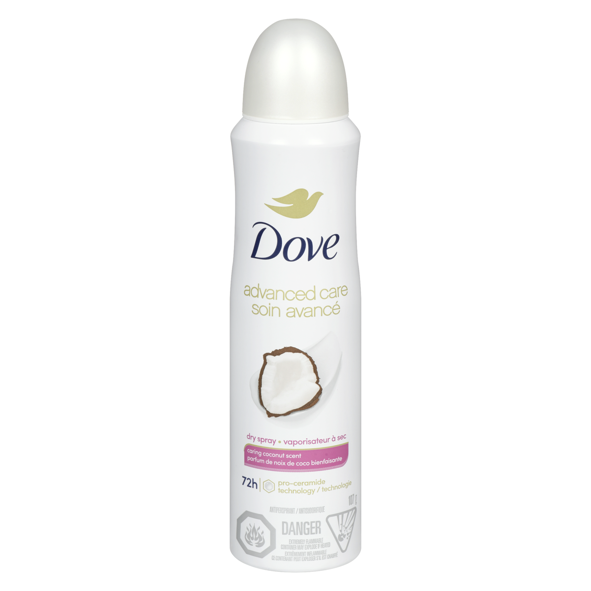 DOVE ANTIPERSPIRANT SP COCONUT 107G