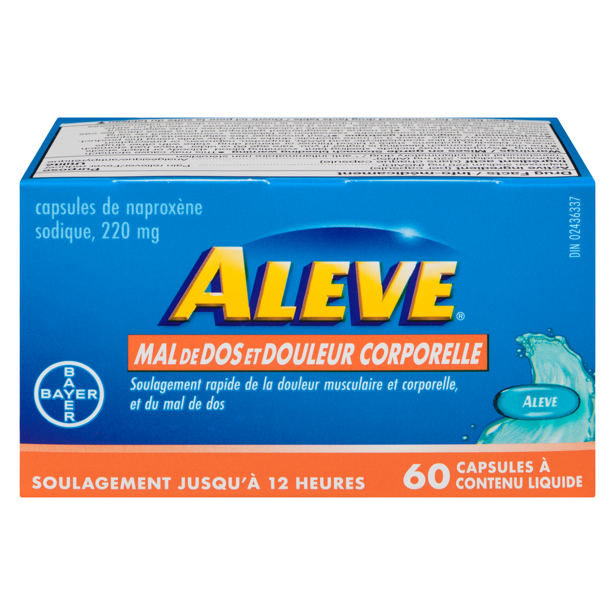 ALEVE BACK&BODY PAIN CAPS 220MG 60 CAPSULE