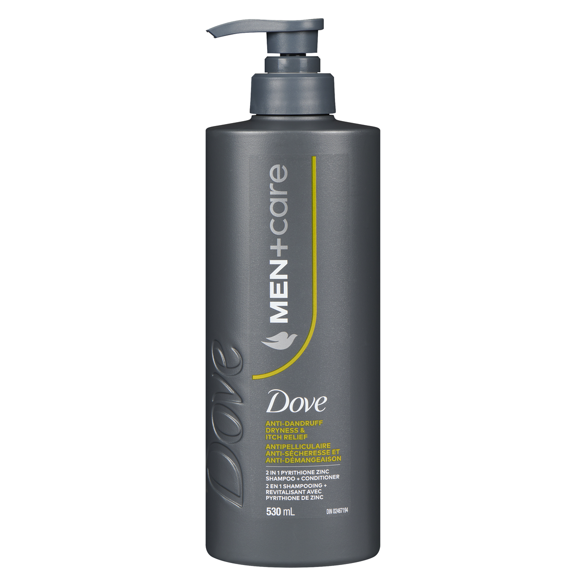 DOVE MEN+CARE SHP 2IN1 DRY ITCH WITH PUMP 540ML