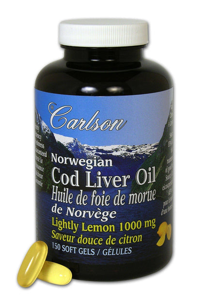 Carlson Laboratories   Cod Liver Oil Lemon 150sg