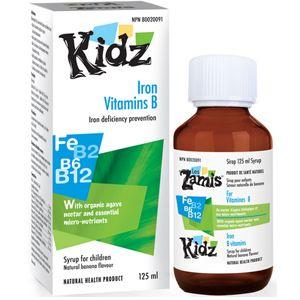 KIDZ IRON VITAMINS B 125ML