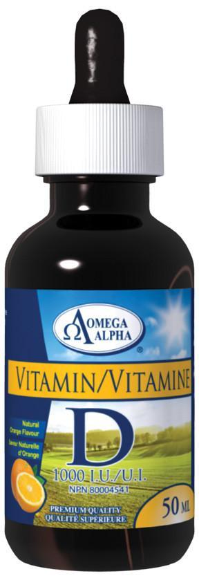 Omega Alpha   Vitamin D3 1000 IU | Orange Flav   50 mL
