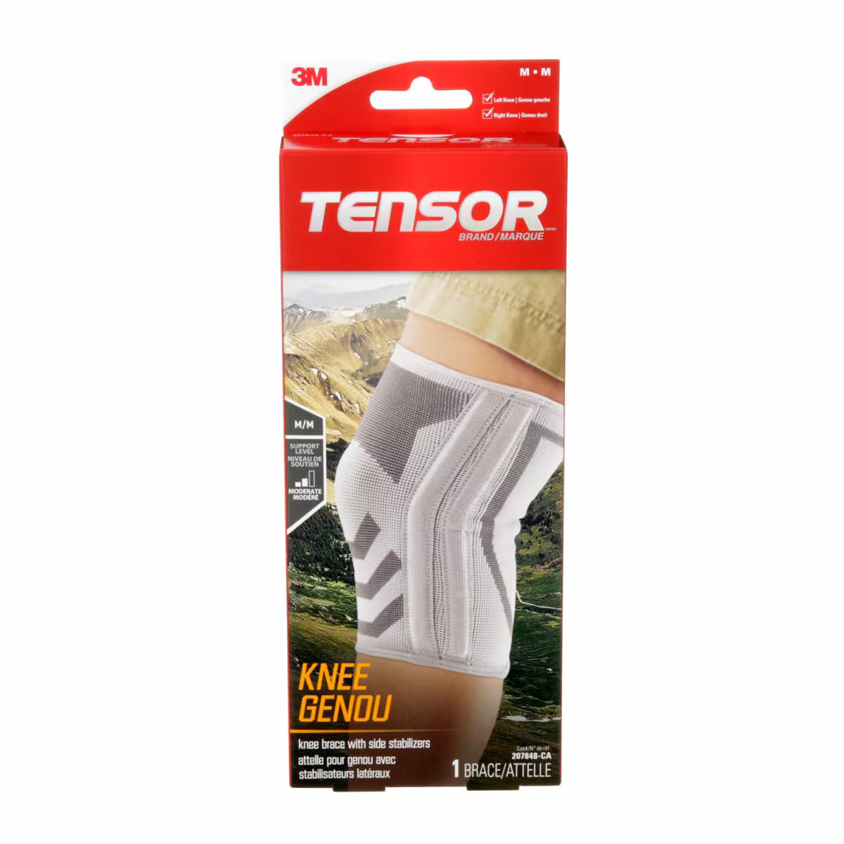 TENSOR KNEE BRACE W/SIDE STABILIZER MD