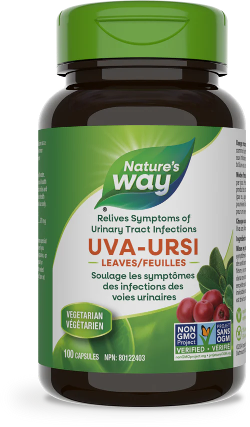 Nature's Way - Uva Ursi Leaves - 100 Veg Caps