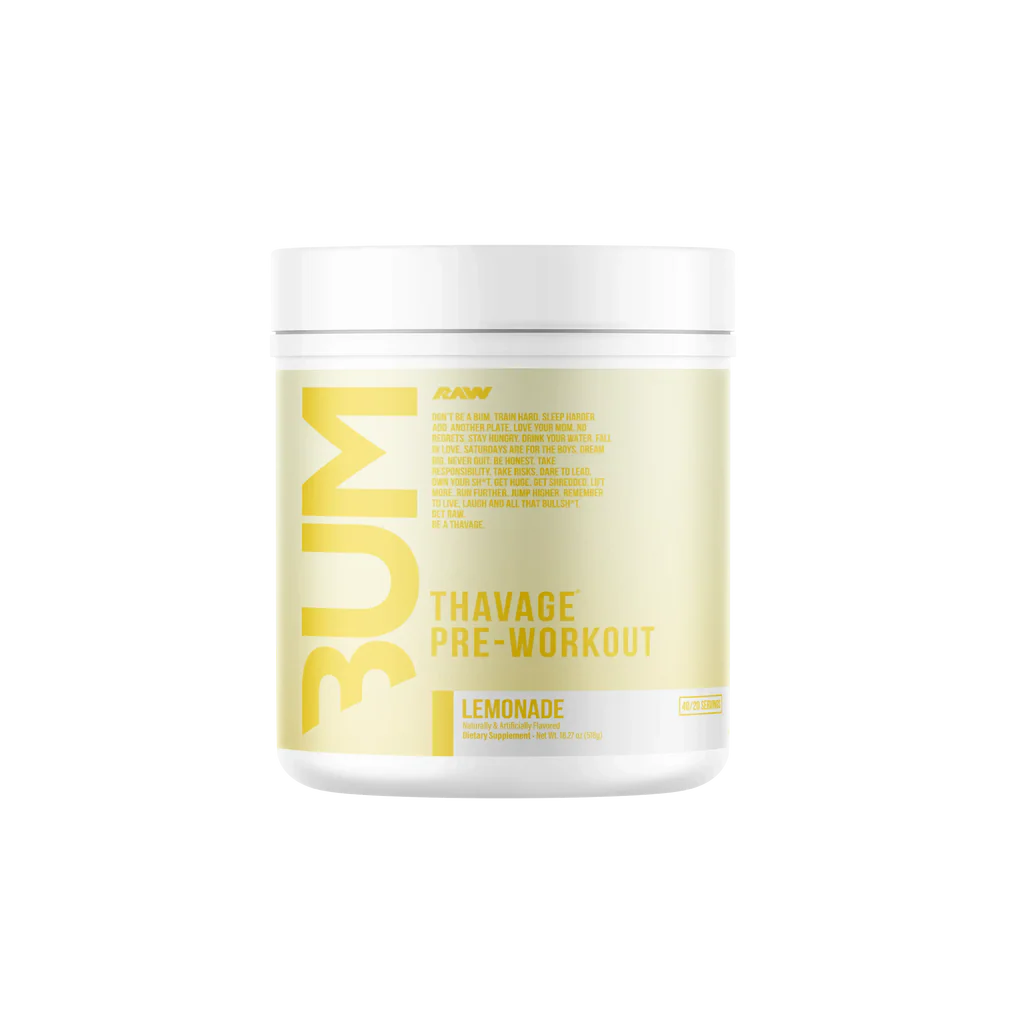 Raw-CBUM Thavage Pre-workout - Lemonade 40 Srv