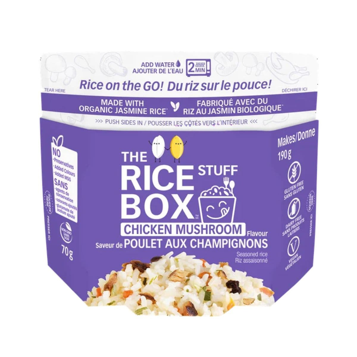 The Rice Stuff   Chicken Mushroom Rice 6 x 70g