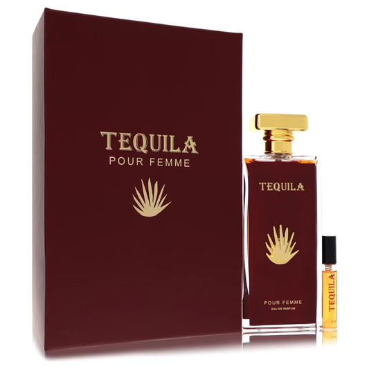Tequila Perfumes    Women    Tequila Pour Femme Red    100 ml Eau De Parfum Spray + Free .17 oz Mini EDP Spray