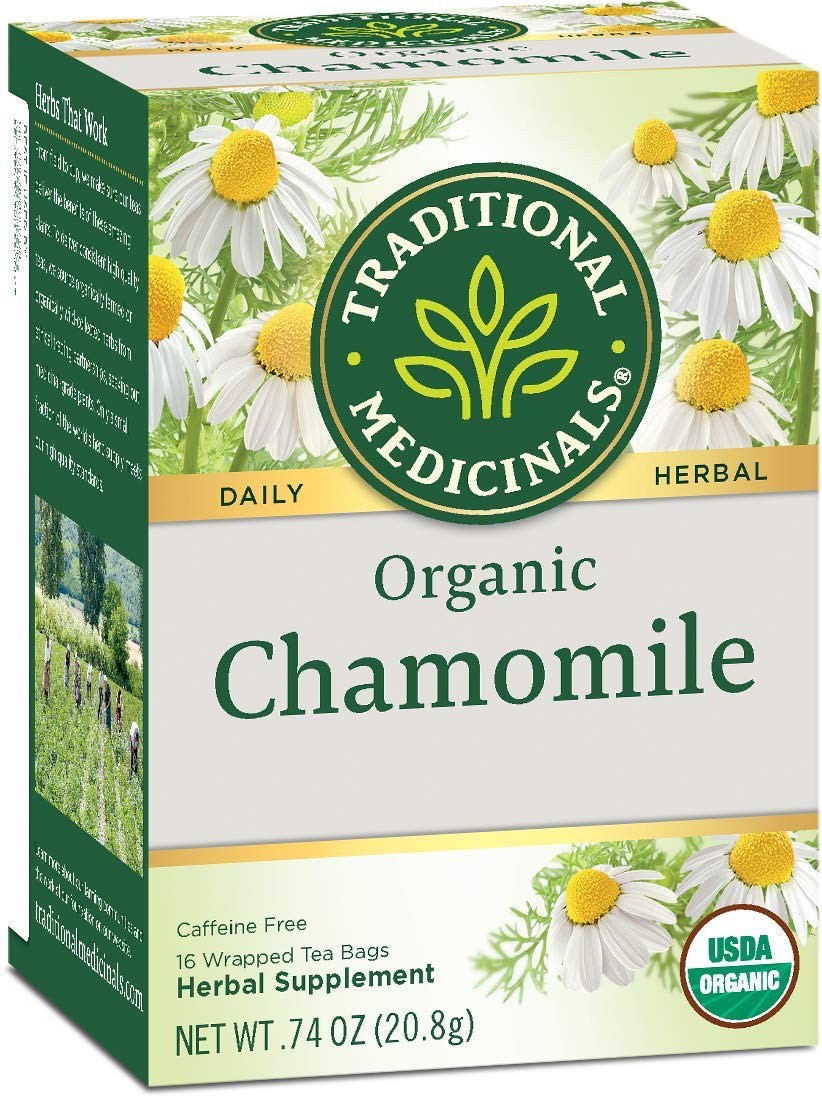 TRADITIONAL MEDICINALS    Org Chamomile Tea 16bg