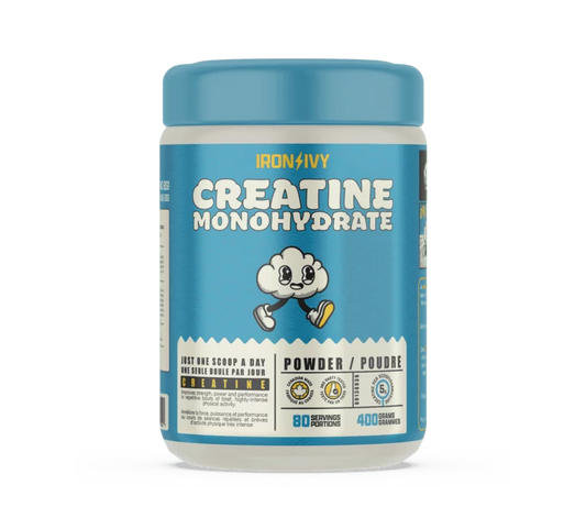 Iron & Ivy's Creatine Monohydrate Powder - 400g / 80 servings