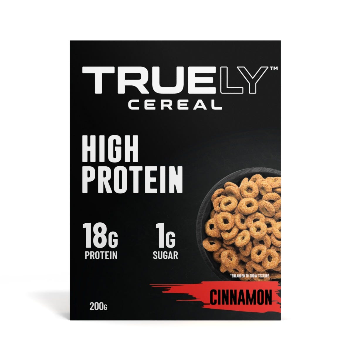 Truely Protein Cereal Cinnamon 200 g - Case of 6