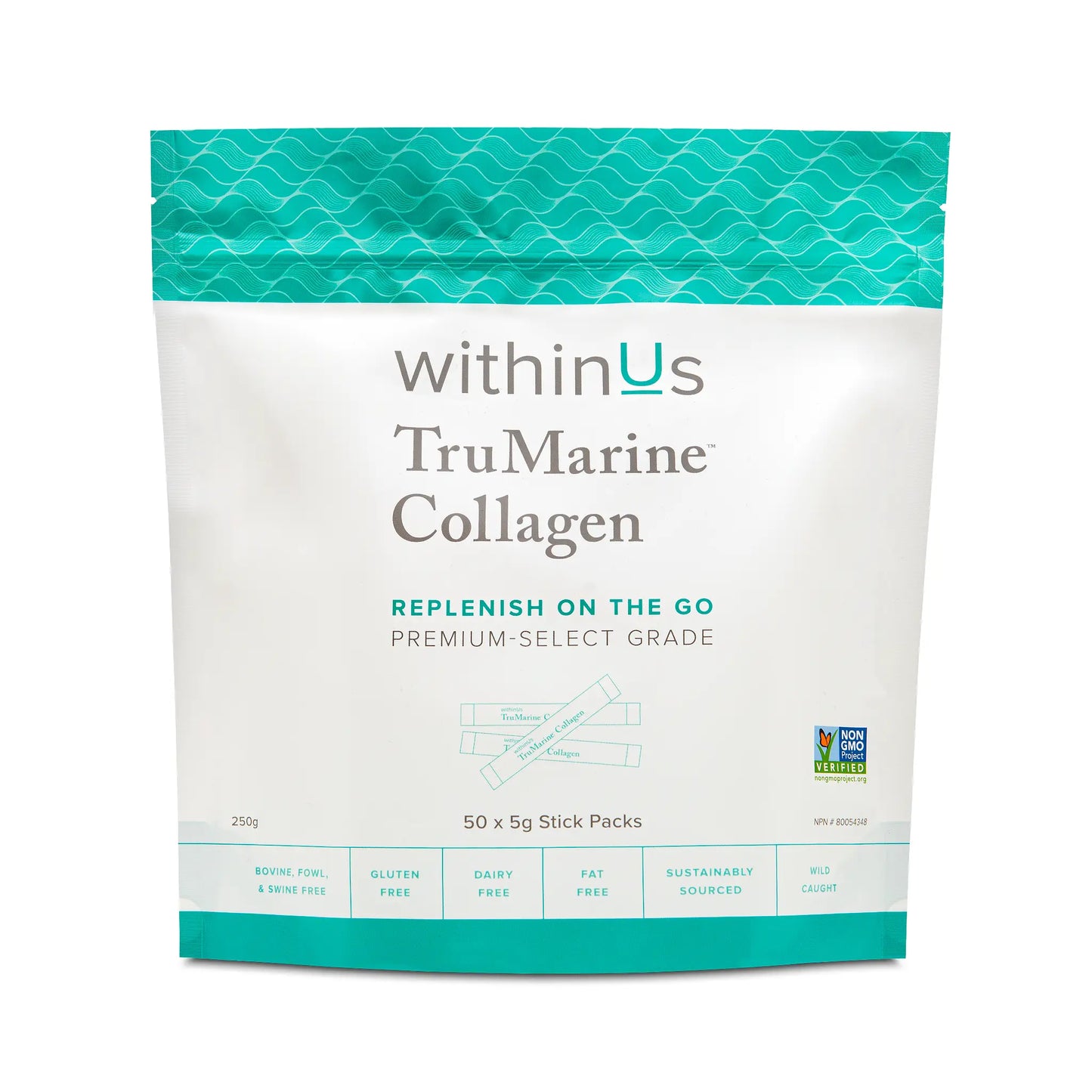 withinUs   TruMarine® Collagen Stick Pouch 50ct