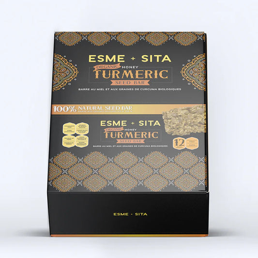 ESME+SITA    Organic Honey Turmeric Seed Bar, 12/pk