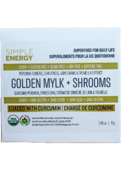 TWO HILLS TEA    Org Golden Mylk + Shrooms 70g