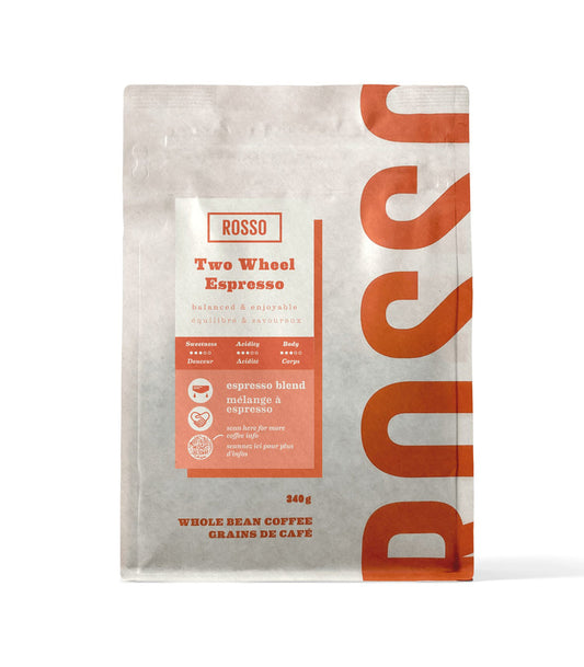 Rosso   Two Wheel - Direct Trade Whole Bean Coffee 907g
